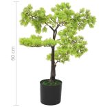 zöld cserepes mű ciprusbonsai 60 cm