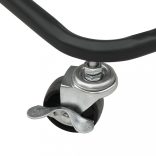 fekete 3 szintes konyhai kocsi 42x35x85 cm Vas és ABS