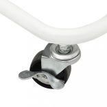 fehér 3 szintes vas és ABS konyhai kerekes kocsi 42x35x85 cm