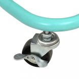 türkiz 3 szintes vas és ABS konyhai kerekes kocsi 42x35x85 cm