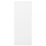 fehér acél irodai szekrény 90 x 40 x 102 cm