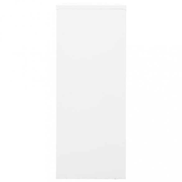 fehér acél irodai szekrény 90 x 40 x 102 cm