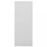 világosszürke acél irodai szekrény 90 x 40 x 102 cm