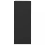 antracitszürke acél irodai szekrény 90 x 40 x 102 cm