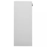 világosszürke acél irodai szekrény 90 x 40 x 102 cm