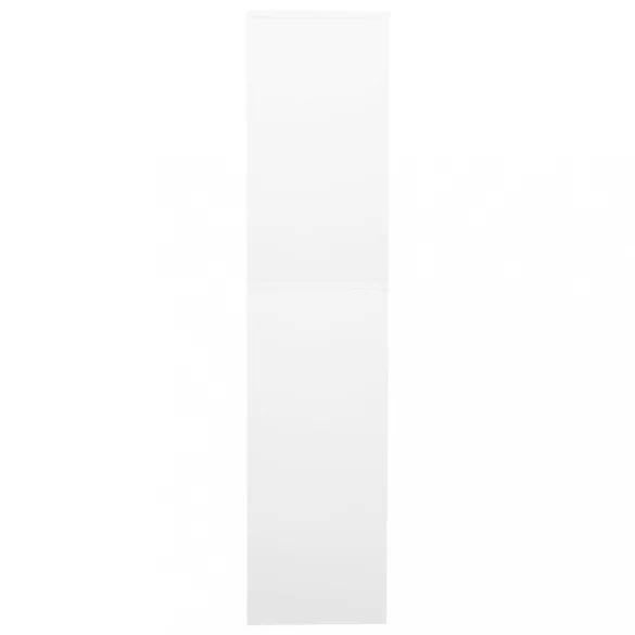 fehér acél irodai szekrény 90 x 40 x 180 cm