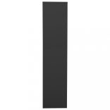 antracitszürke acél irodai szekrény 90 x 40 x 180 cm