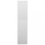 világosszürke acél irodai szekrény 90 x 40 x 180 cm