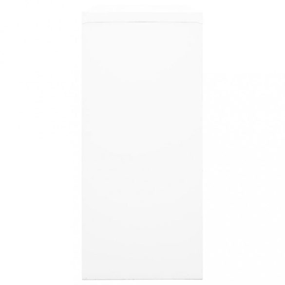 fehér acél tolóajtós szekrény 90 x 40 x 90 cm