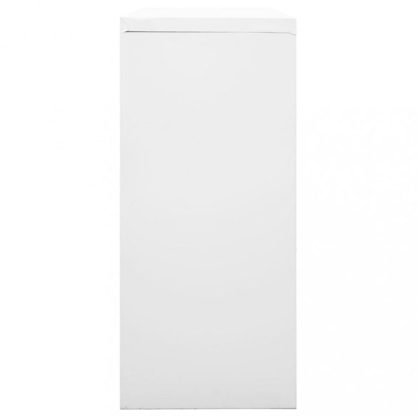 szürke acél tolóajtós szekrény 90 x 40 x 90 cm