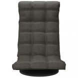 sötétszürke szövet forgó matracszék