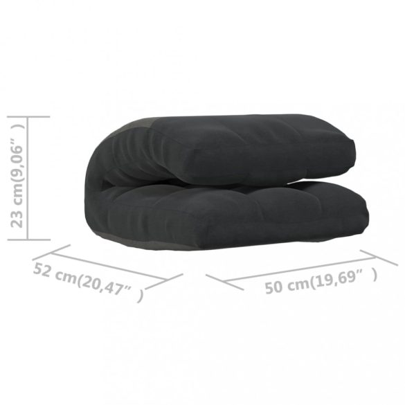 fekete összecsukható szövet matracszék