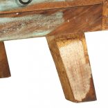 többszínű tömör újrahasznosított fa TV-szekrény 110x30x40 cm