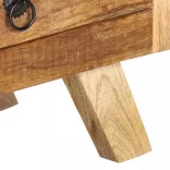 tömör mangófa TV-szekrény 110 x 30 x 40 cm