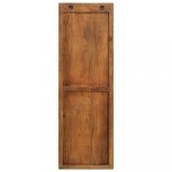 2 db tömör újrahasznosított fa fali fogas 36 x 3 x 110 cm