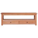 tömör mahagóni TV-szekrény 115 x 30 x 40 cm