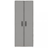 szürke szövet cipősszekrény 60 x 30 x 166 cm