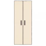 krémszínű szövet cipősszekrény 60 x 30 x 166 cm