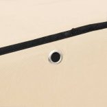 krémszínű szövet cipősszekrény 60 x 30 x 166 cm