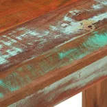 tömör újrahasznosított fa tálalóasztal 110 x 35 x 76 cm