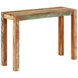 tömör újrahasznosított fa tálalóasztal 110 x 35 x 76 cm