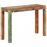 tömör újrahasznosított fa tálalóasztal 110 x 35 x 76 cm