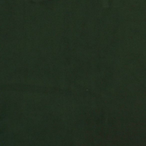 kétszemélyes sötétzöld bársony kanapéágy két párnával