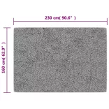 fekete és arany mosható szőnyeg 160 x 230 cm