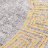 szürke mosható szőnyeg φ 120 cm