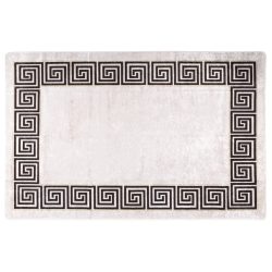 világosbézs mosható szőnyeg 80 x 150 cm