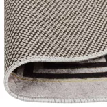 világos bézs csúszásmentes mosható szőnyeg φ120 cm