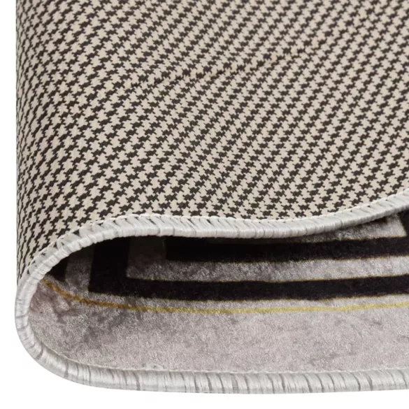 világos bézs csúszásmentes mosható szőnyeg φ120 cm