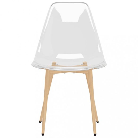 2 db átlátszó PET étkezőszék