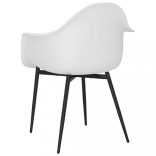 2 db fehér polipropilén étkezőszék