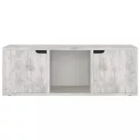 betonszürke szerelt fa TV-szekrény 88,5 x 27,5 x 30,5 cm