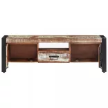 tömör újrahasznosított fa TV-szekrény 120 x 30 x 40 cm