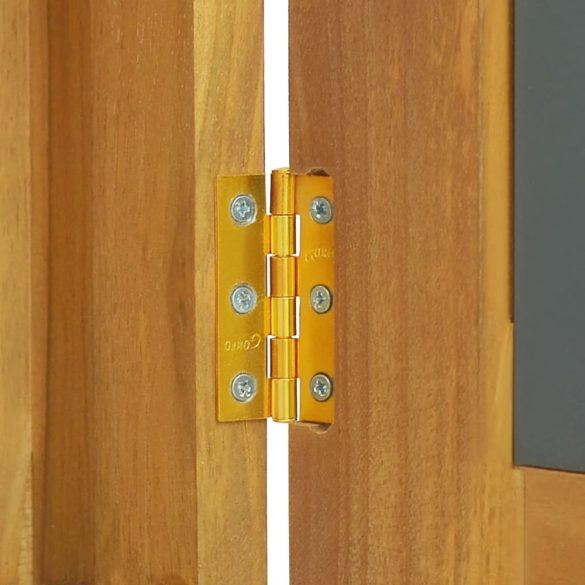 tömör tíkfa tükrös szekrény 60 x 10 x 40 cm