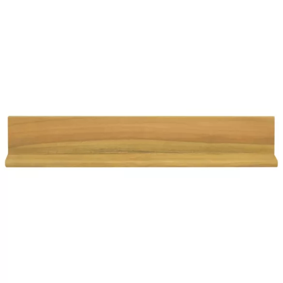 2 darab tömör tíkfa falipolc 60 x 10 x 10 cm