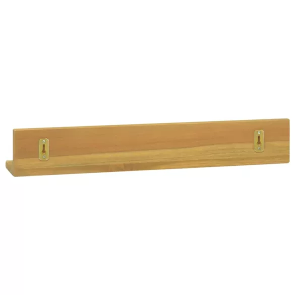 2 darab tömör tíkfa falipolc 60 x 10 x 10 cm