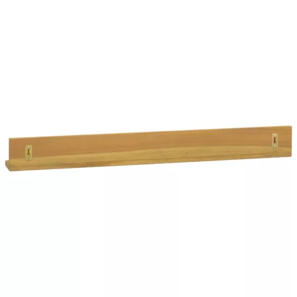 2 darab tömör tíkfa falipolc 90 x 10 x 10 cm