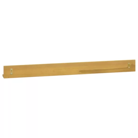 2 darab tömör tíkfa falipolc 110 x 10 x 10 cm