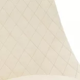 4 db krémszínű bársony forgó étkezőszék