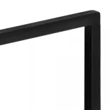 2 darab tömör akácfa és acél falipolc 60 x 25 x 35 cm