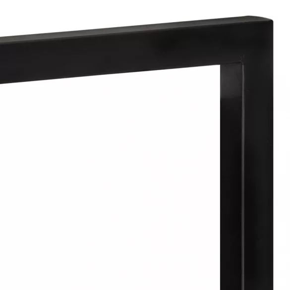 2 darab tömör akácfa és acél falipolc 25 x 25 x 35 cm