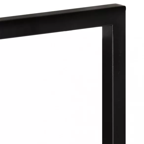 2 darab tömör akácfa és acél falipolc 25 x 25 x 75 cm