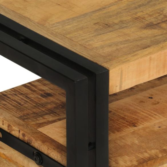 tömör mangófa TV-szekrény 120 x 30 x 40 cm