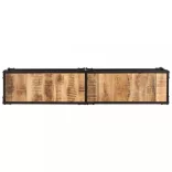 tömör mangófa TV-szekrény 150x30x41 cm