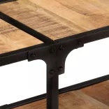 tömör mangófa TV-szekrény 150x30x41 cm