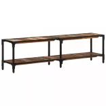 tömör újrahasznosított fa TV-szekrény 150x30x41 cm
