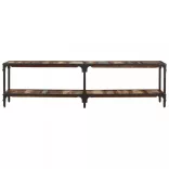 tömör újrahasznosított fa TV-szekrény 150x30x41 cm